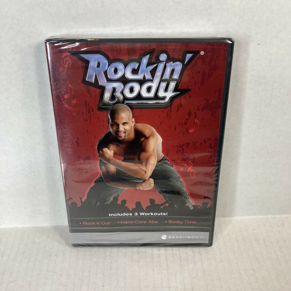 Beachbody DVD Shaun T Rockin Body Exercise Dance Fitness 3 Workouts Abs Booty